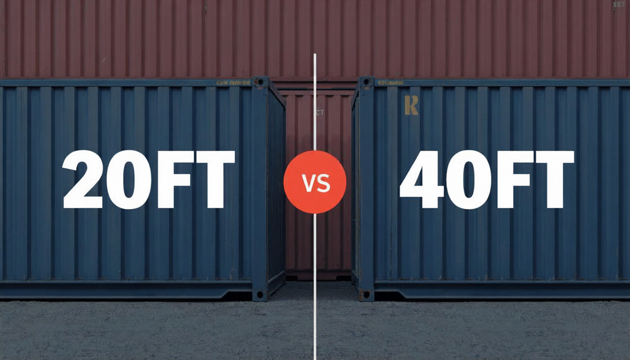 20ft vs. 40ft Shipping Container: Which Size Do You Need? (2026)