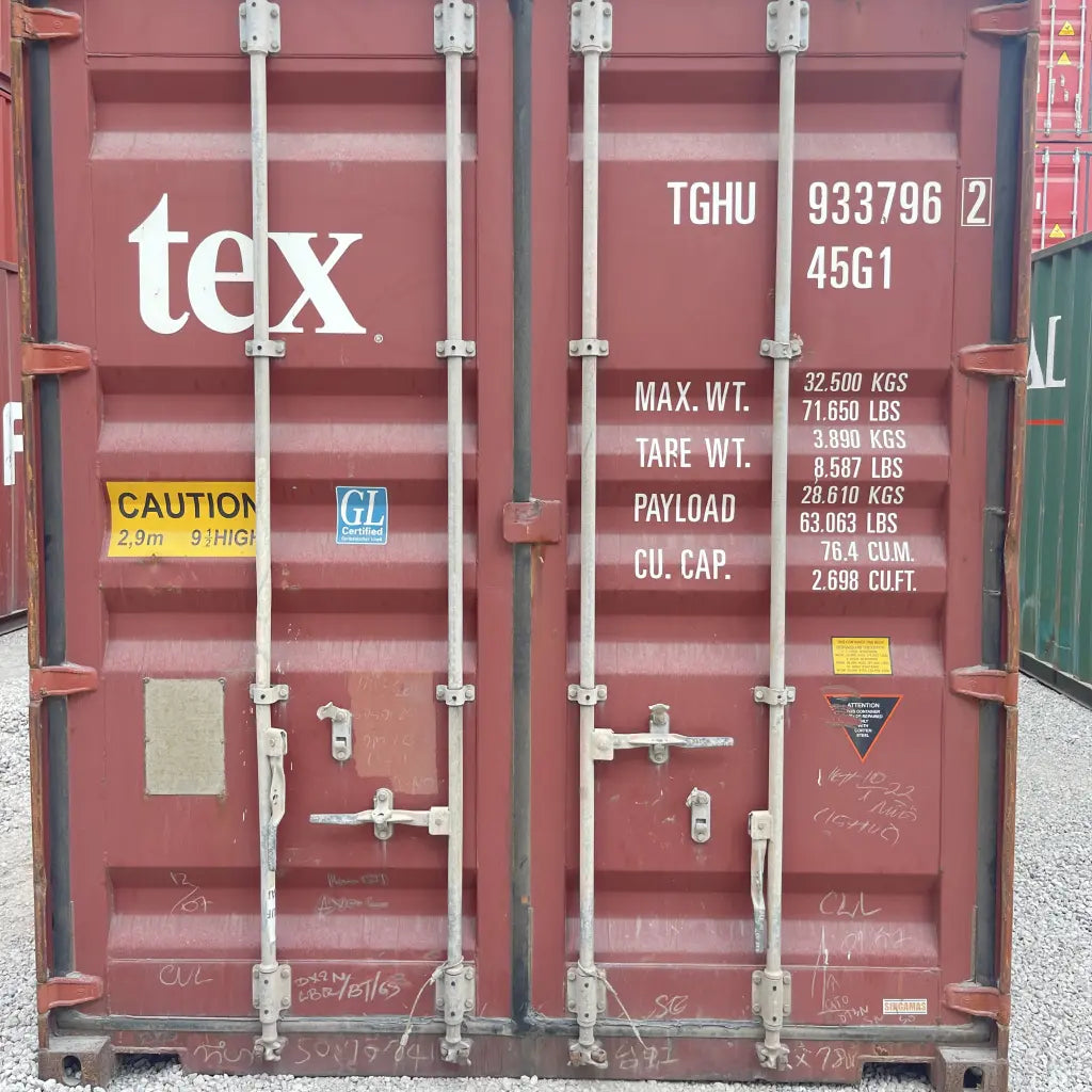40 ft High Cube Used - Cargo Worthy