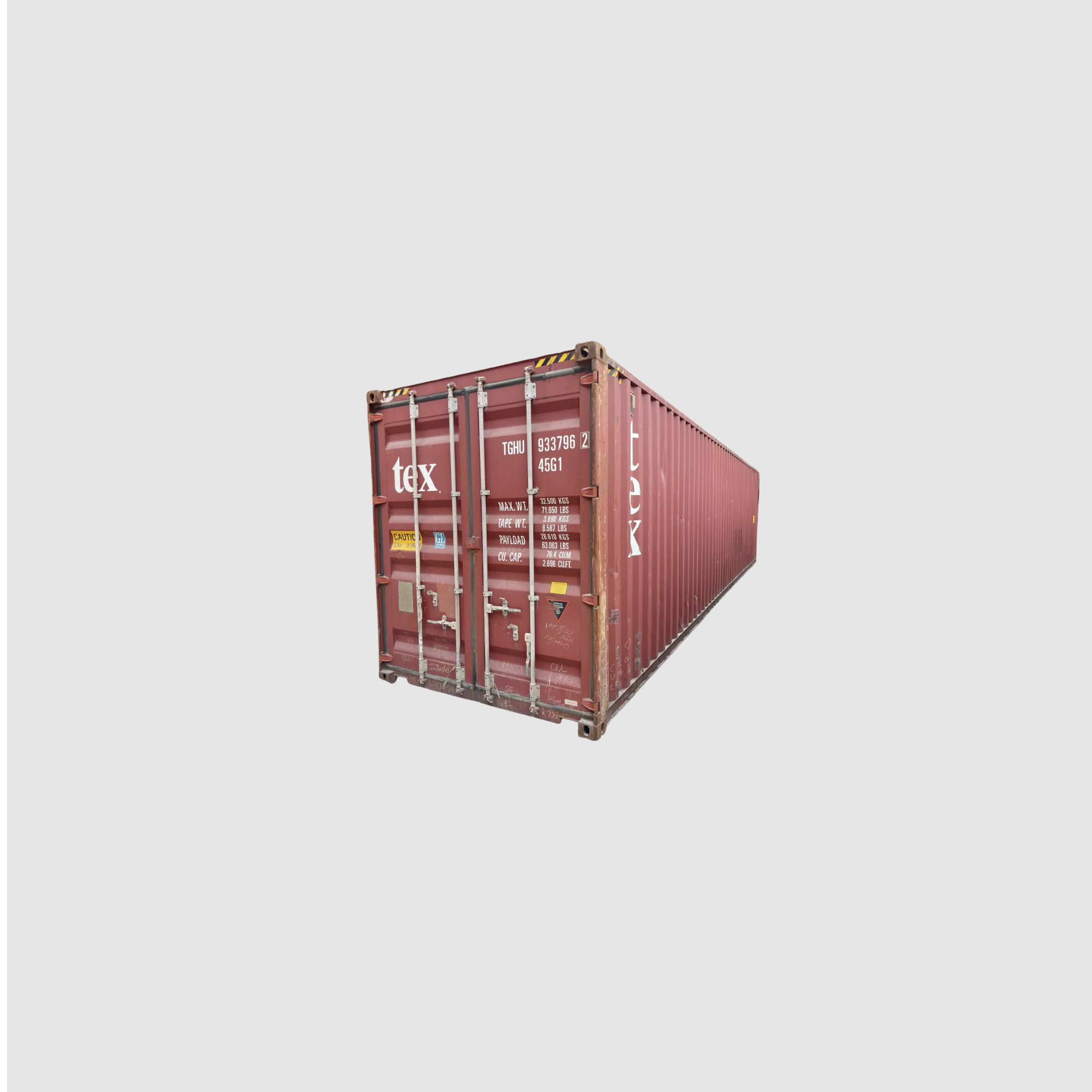 40 ft High Cube Used - Cargo Worthy